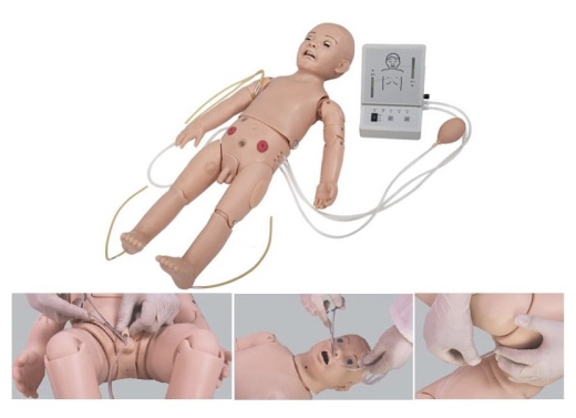 HL/FT332 Full-functional One-year-old Child Nursing Manikin (Nursing, CPR)